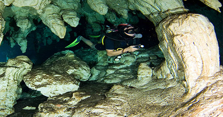 Snorkel in Caverns with Scuba Cancun 